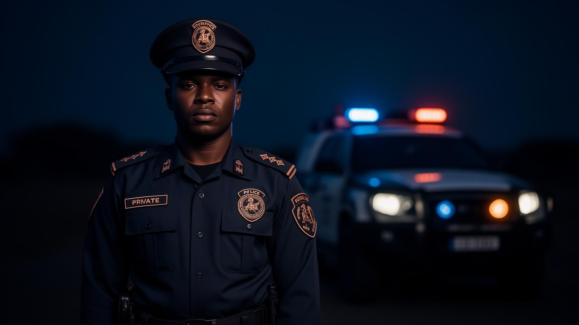Amanguni Protection Services officer on duty